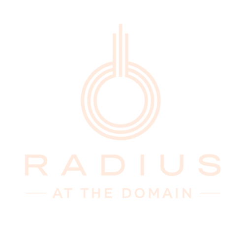 A logo with the text "RADIUS - AT THE DOMAIN" is displayed.